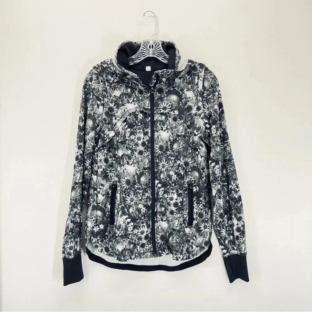 Lululemon Bring Back Track Scuba 6 Jacket Black Active Performance Athleisure
